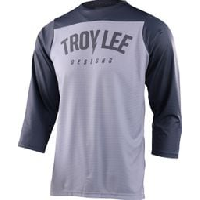 Photo Maillot manches 3 4 troy lee designs ruckus gris clair fonce