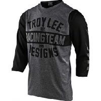 Photo Maillot manches 3 4 troy lee designs ruckus team 81 gris