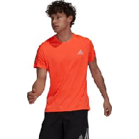 Photo Maillot manches courtes adidas own the run rouge