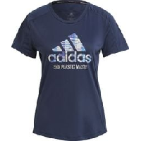 Photo Maillot manches courtes adidas run prime blue bleu femme