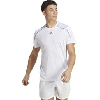 Photo Maillot manches courtes adidas running confident run blanc