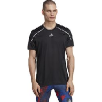 Photo Maillot manches courtes adidas running confident run noir