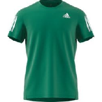 Photo Maillot manches courtes adidas running own the run vert