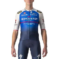 Photo Maillot manches courtes castelli aero race 6 1 quick step 2022 bleu blanc