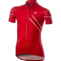 Photo Maillot manches courtes castelli campioncino rouge