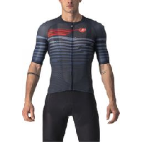 Photo Maillot manches courtes castelli climber s 3 0 sl bleu rouge