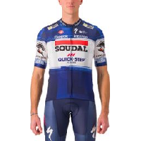 Photo Maillot manches courtes castelli competizione 2 soudal quick step 2023 bleu