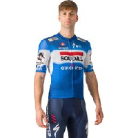 Photo Maillot manches courtes castelli competizione 3 soudal quick step 2024 bleu