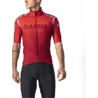 Photo Maillot manches courtes castelli gabba ros edition special rouge