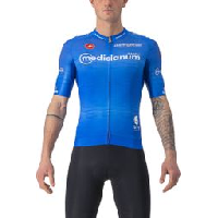 Photo Maillot manches courtes castelli giro105 race bleu