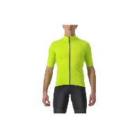 Photo Maillot manches courtes castelli perfetto ros 2 wind jaune fluo