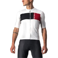 Photo Maillot manches courtes castelli prologo 7 blanc