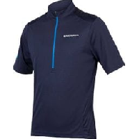 Photo Maillot manches courtes demi zip endura hummvee bleu marine