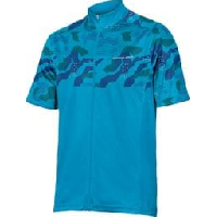 Photo Maillot manches courtes endura hummvee ray bleu electrique