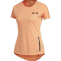 Photo Maillot manches courtes femme adidas trailcross orange