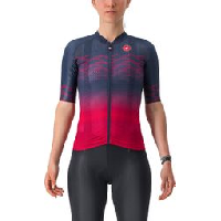 Photo Maillot manches courtes femme castelli climber s 2 0 bleu rose