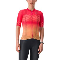 Photo Maillot manches courtes femme castelli climber s 2 0 orange rose