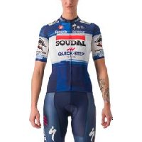 Photo Maillot manches courtes femme castelli competizione 2 soudal quick step 2023 bleu