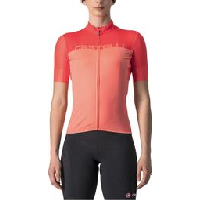 Photo Maillot manches courtes femme castelli velocissima rouge rose