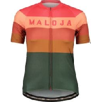 Photo Maillot manches courtes femme maloja madrisam vert rose orange