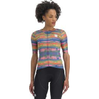 Photo Maillot manches courtes femme sportful glitch bomber multicouleur