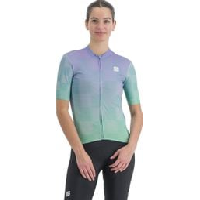 Photo Maillot manches courtes femme sportful rocket violet vert