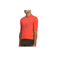 Photo Maillot manches courtes maap alt road 1 2 zip mars rouge