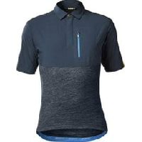 Photo Maillot manches courtes mavic allroad total eclipse gris fonce