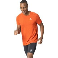 Photo Maillot manches courtes odlo essential seamless orange