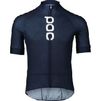 Photo Maillot manches courtes poc essential road logo bleu marine