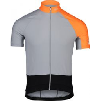 Photo Maillot manches courtes poc essential road mid gris orange