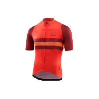 Photo Maillot manches courtes skins cycle chapeau rouge