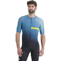 Photo Maillot manches courtes sportful bomber bleu jaune