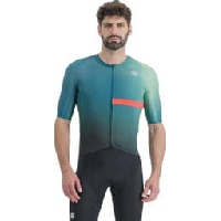 Photo Maillot manches courtes sportful bomber bleu vert