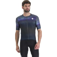 Photo Maillot manches courtes sportful flow supergiara bleu noir