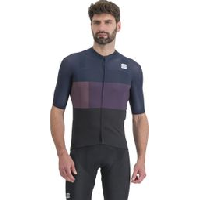 Photo Maillot manches courtes sportful snap bleu noir