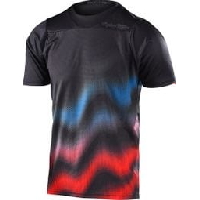 Photo Maillot manches courtes troy lee designs skyline wave noir