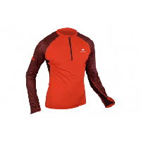 Photo Maillot manches longues 1 2 zip raidlight r light rouge