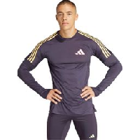 Photo Maillot manches longues adidas performance adizero promo noir rose