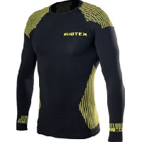 Photo Maillot manches longues biotex hightec seamless noir