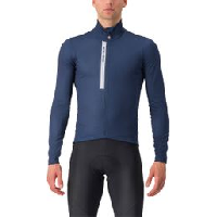 Photo Maillot manches longues castelli entrata thermal bleu