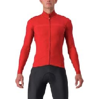 Photo Maillot manches longues castelli pro thermal mid rouge