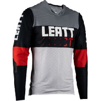 Photo Maillot manches longues enfant leatt mtb gravity 4 0 gris noir rouge