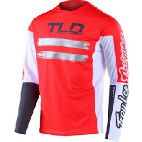 Photo Maillot manches longues enfant troy lee designs sprint marker rouge gris