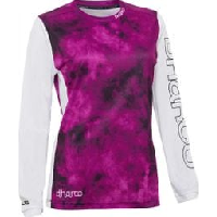 Photo Maillot manches longues femme dharco gravity maribor rose blanc