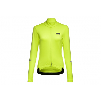 Photo Maillot manches longues femme gore wear progress thermo jaune fluo