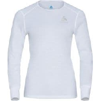 Photo Maillot manches longues femme odlo active warm eco blanc