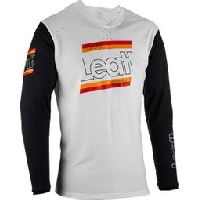 Photo Maillot manches longues leatt mtb enduro 4 0 blanc