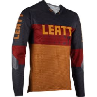 Photo Maillot manches longues leatt mtb gravity 4 0 suede marron