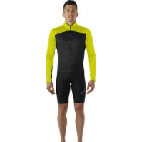 Photo Maillot manches longues mavic cosmic thermo noir jaune